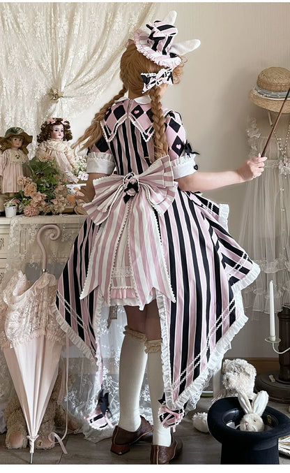 Sakurahime - Werid Theatre - Sweet Lolita Blackpink Stripe OP