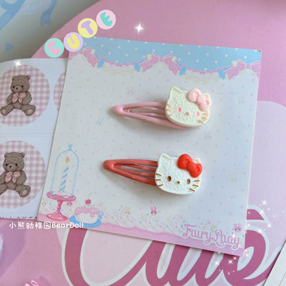 Bear Doll - Kawaii Lolita Hair Pin Adult Children Hello Kitty Hair Clip