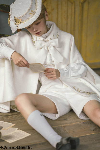 Princess Chronicles - Medieval Ouji Lolita Embroidered Cape