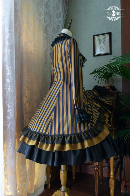 Miss Point - Perintz Manor - Gothic Lolita OP Long Sleeve Retro Lolita Dress