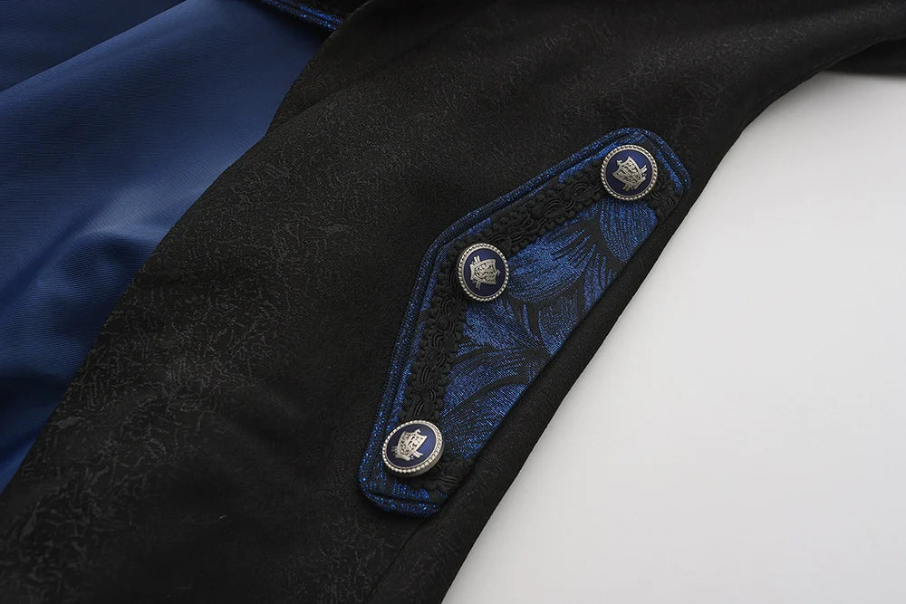 Immortal Thorn - Night of Swordsmanship - Ouji Lolita Long Coat Male Lolita Sleeveless Coat