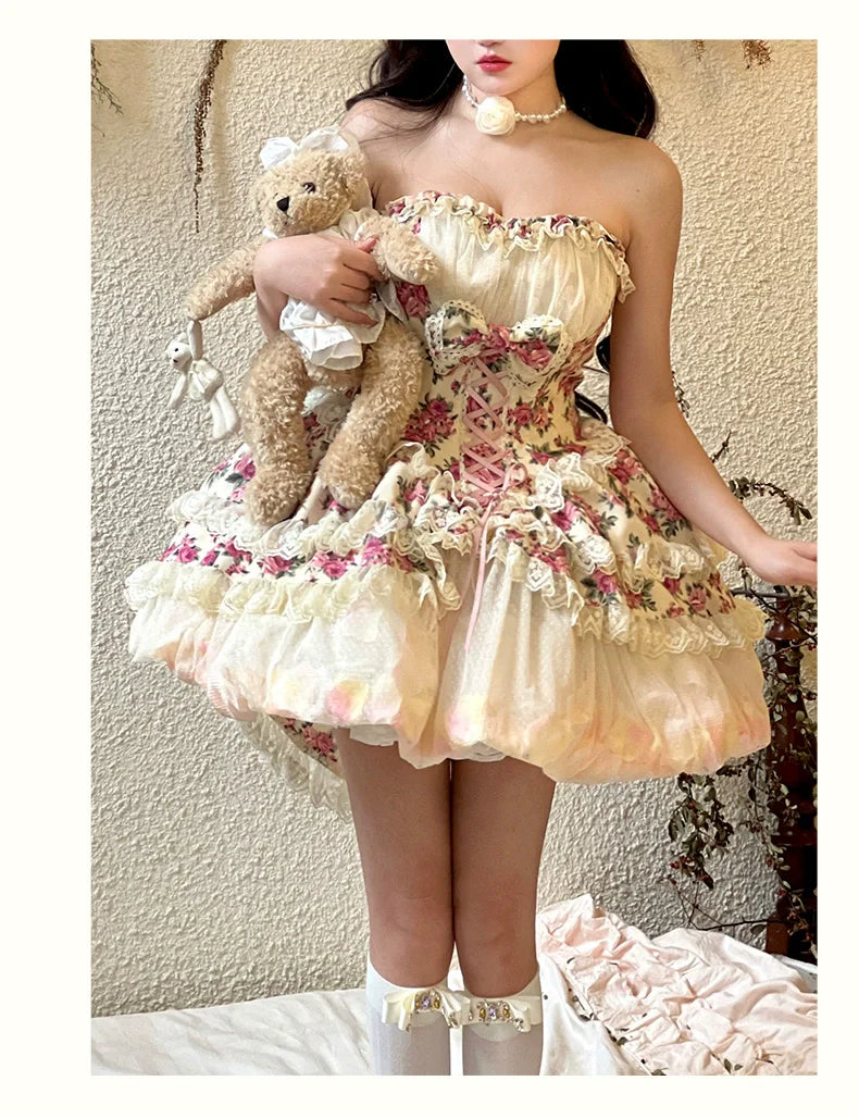 Diamond Honey - Sweet Lolita JSK Dress Sleeveless Dress for Spring Summer