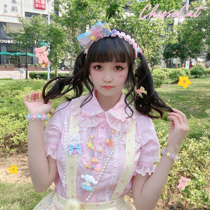 Cheese Cat - Buling Crystal Summer LolitaSweet Bracelet
