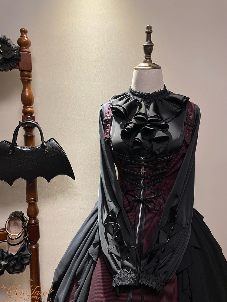 Sentaro - Dark Forest - Elegant Baroque Lolita Blouse