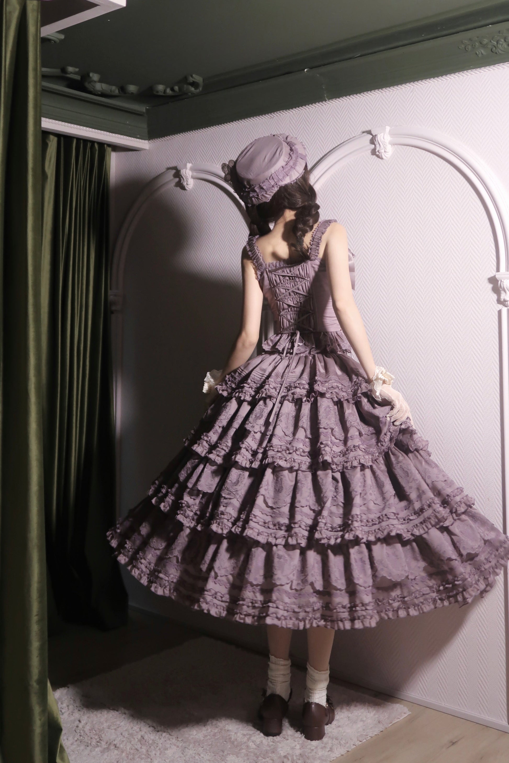 MEEKWIND - Miss Flora - Elegant Lolita Bodice Suit Tiered Skirt