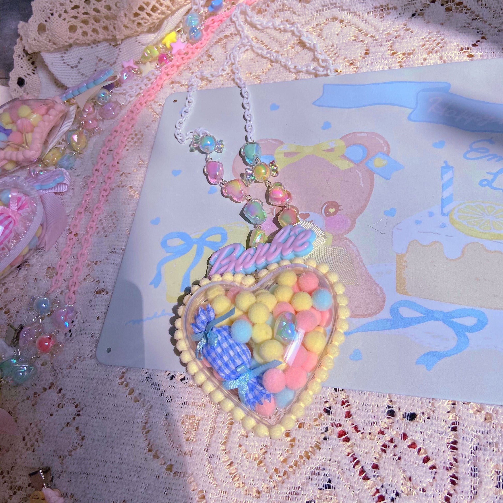 Bear doll - Sweet Lolita Handmade Necklace