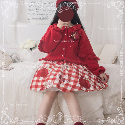 MIST - Small Ointment - Sweet Lolita Thick Sweater Coat Puff Sleeve
