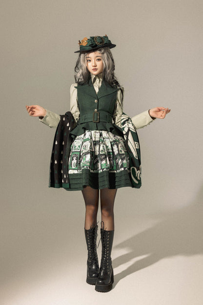 Frogic Studio - Magic Pharmacy - Vintage Lolita Vest Retro High-Waisted Lolita Vest