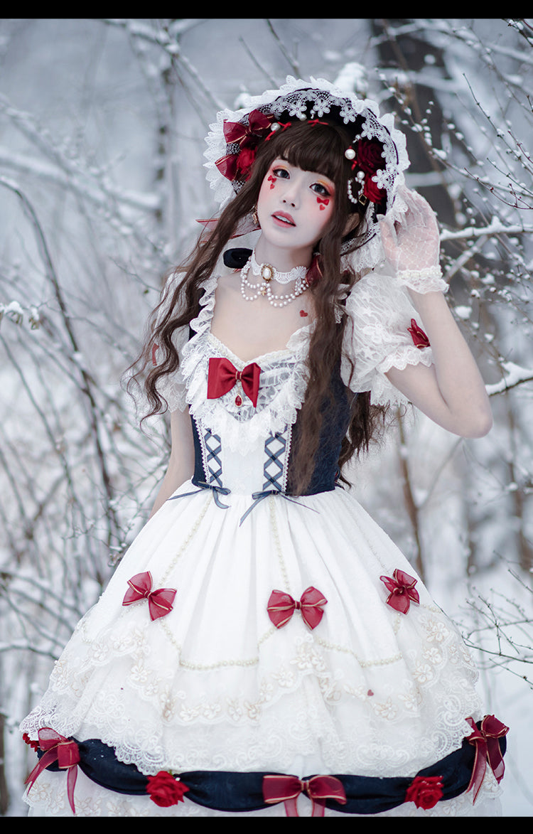 Youpairui - Snow White Sweet Lolita OP Dress