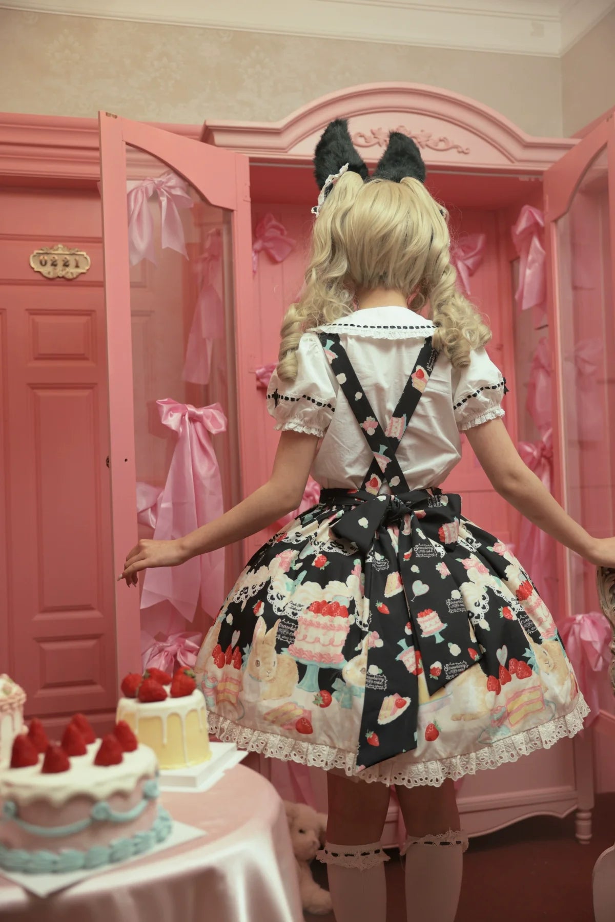 Dark Star Island - Honey Bunny Cake - Sweet Lolita JSK/OP/Strap SK/Shirt
