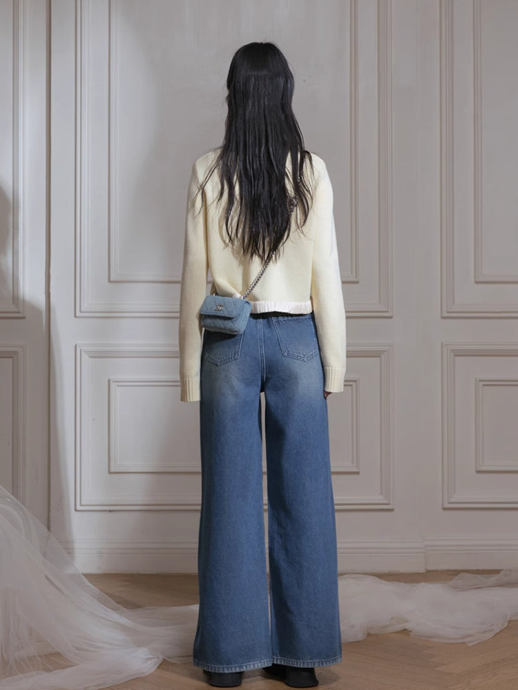 Ribbon wool cardigan【s0000007211】