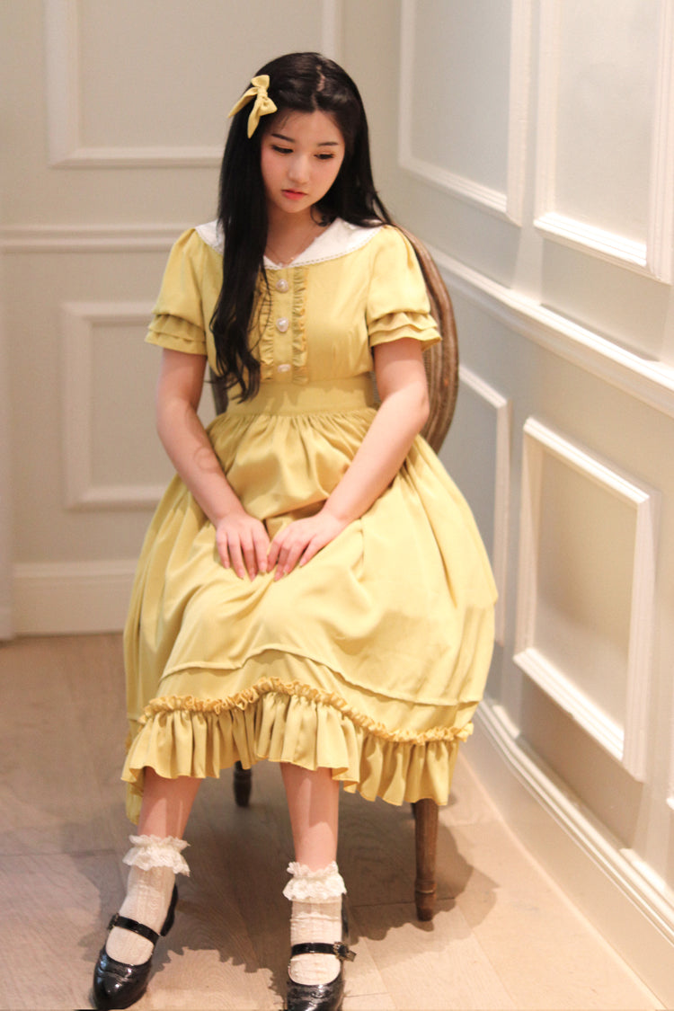 Sweet Wood - Plus Size Vintage Lolita OP Dress