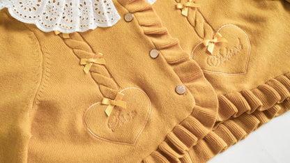 Dark Star Island - Sugar Frost - Sweet Lolita Cardigan Knit Embroidered Sweater