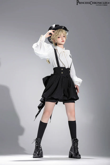 Princess Chronicles - Doll - Black Ouji Lolita Hat Retro Prince Bowler Hat