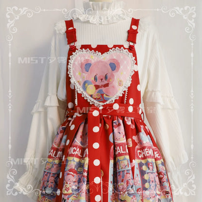 MIST - First Snow - Sweet Lolita Sweater Winter Puff Sleeve Knitting Innerwear