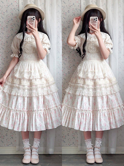 Miss Point - Happy Summer - Elegant Lolita Floral JSK Dress