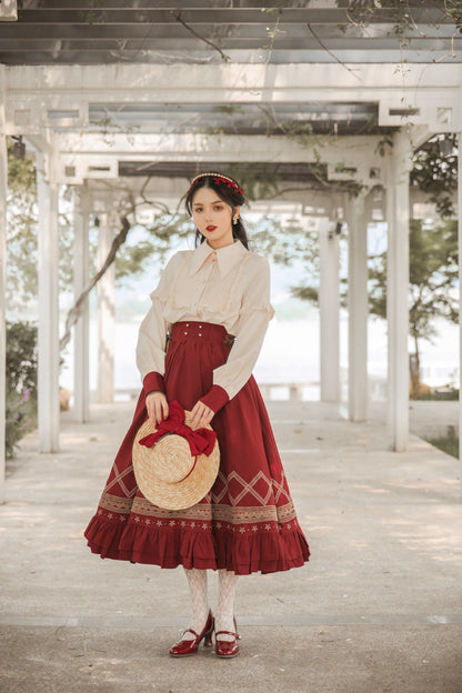 Yuan Su - Elegant Lolita Long Sleeve Blouse