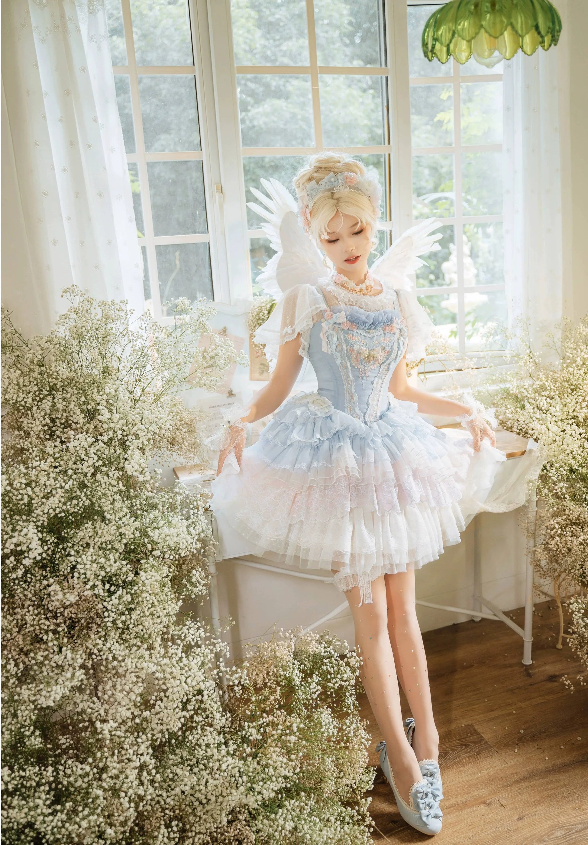 Garden Cat - Dreamy Dance Gorgeous Lolita JSK and SK