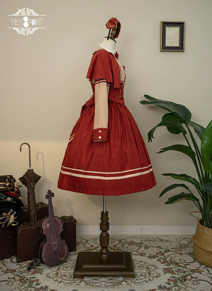 Miss Point - Elegant Lolita Coat - Golden Movement Customized Short Coat