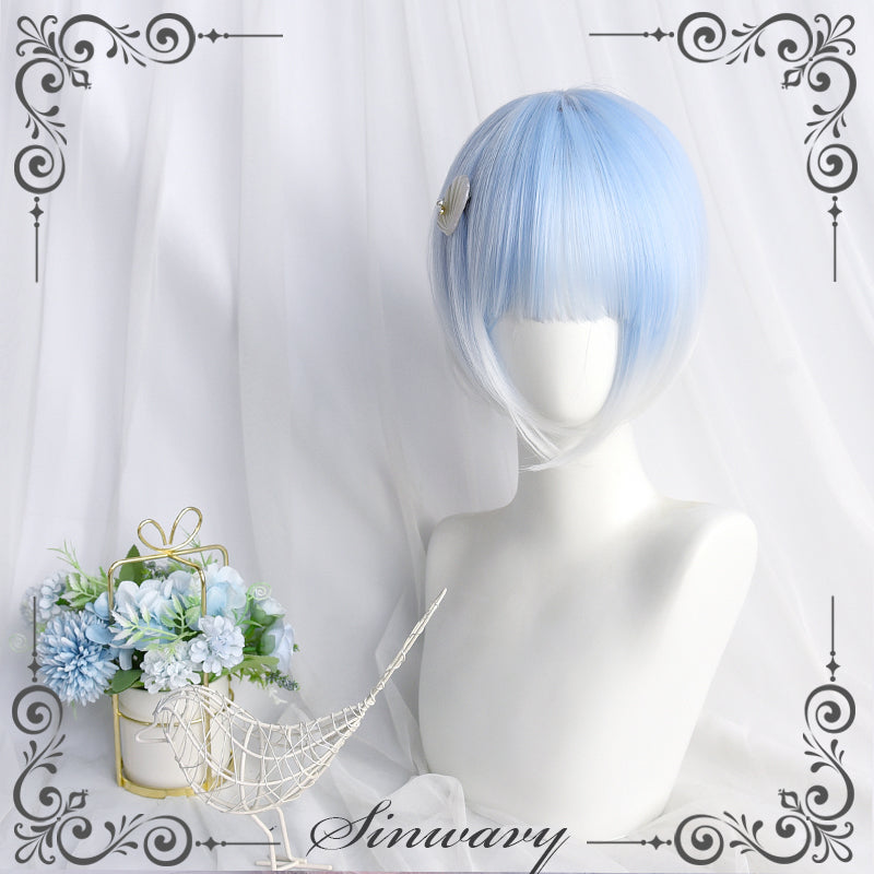 Sinwavy - Pandora's Box - Lolita Short Wig with Cute Double Ponytails