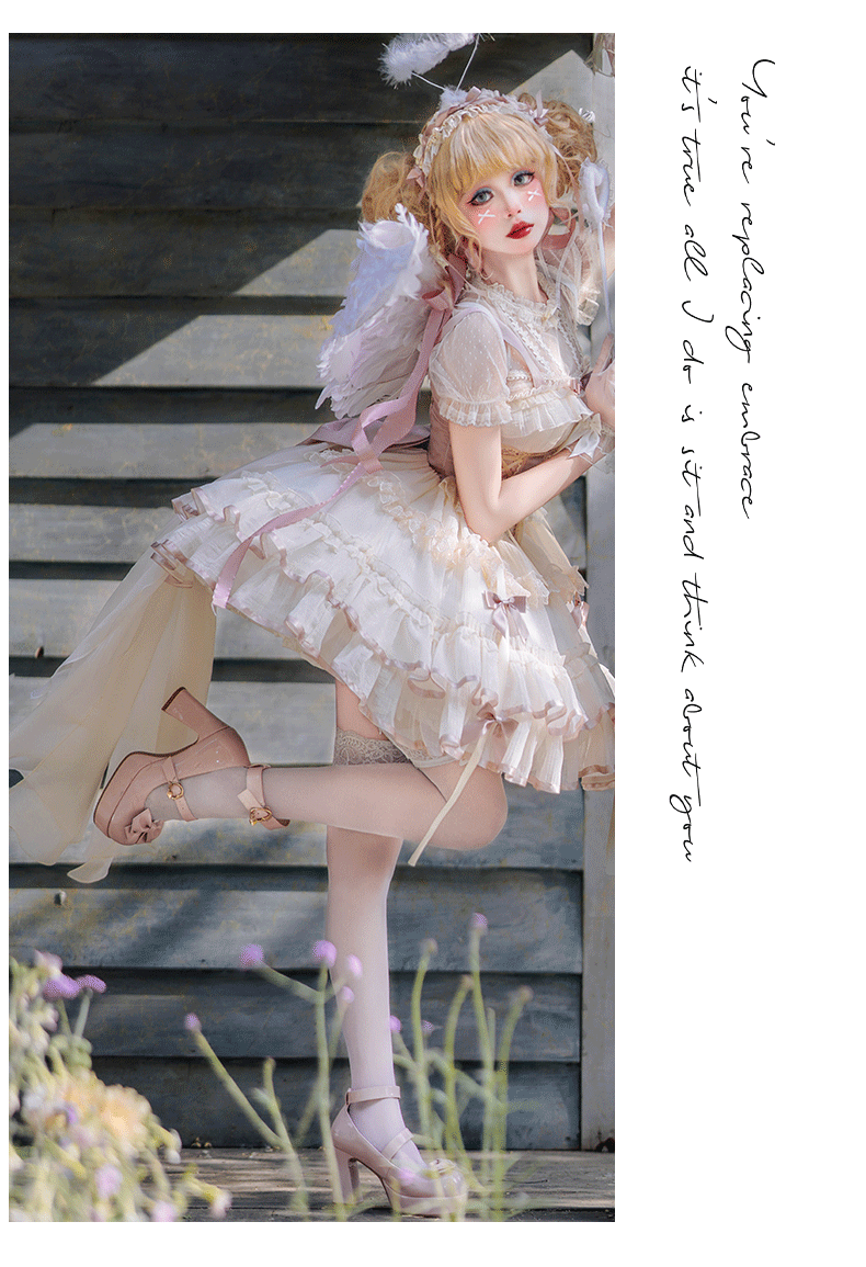 ZhiJinYuan - Time Waltz - Sweet Lolita Short Dress Ballet Style JSK