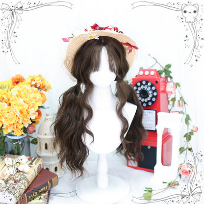 Dalao Home - Waffle - Lolita Splayed Bangs Curly Wig