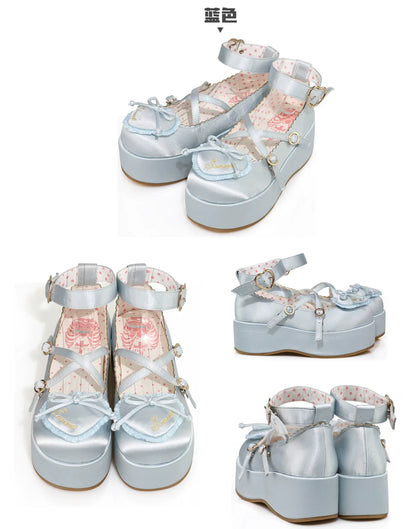 MODO - Deep Sleep Dream - Kawaii Lolita Shoes Muffin Platform Round Toe