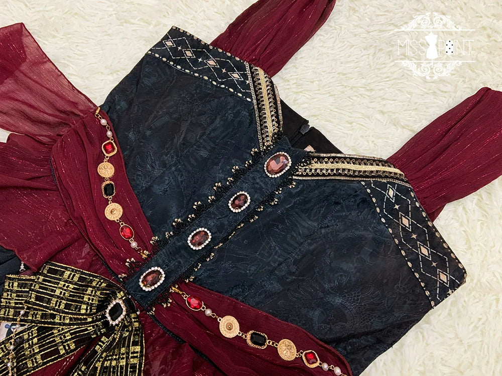 Miss Point - Dusk Best - Egyptian Lolita Dress Set Gorgeous JSK