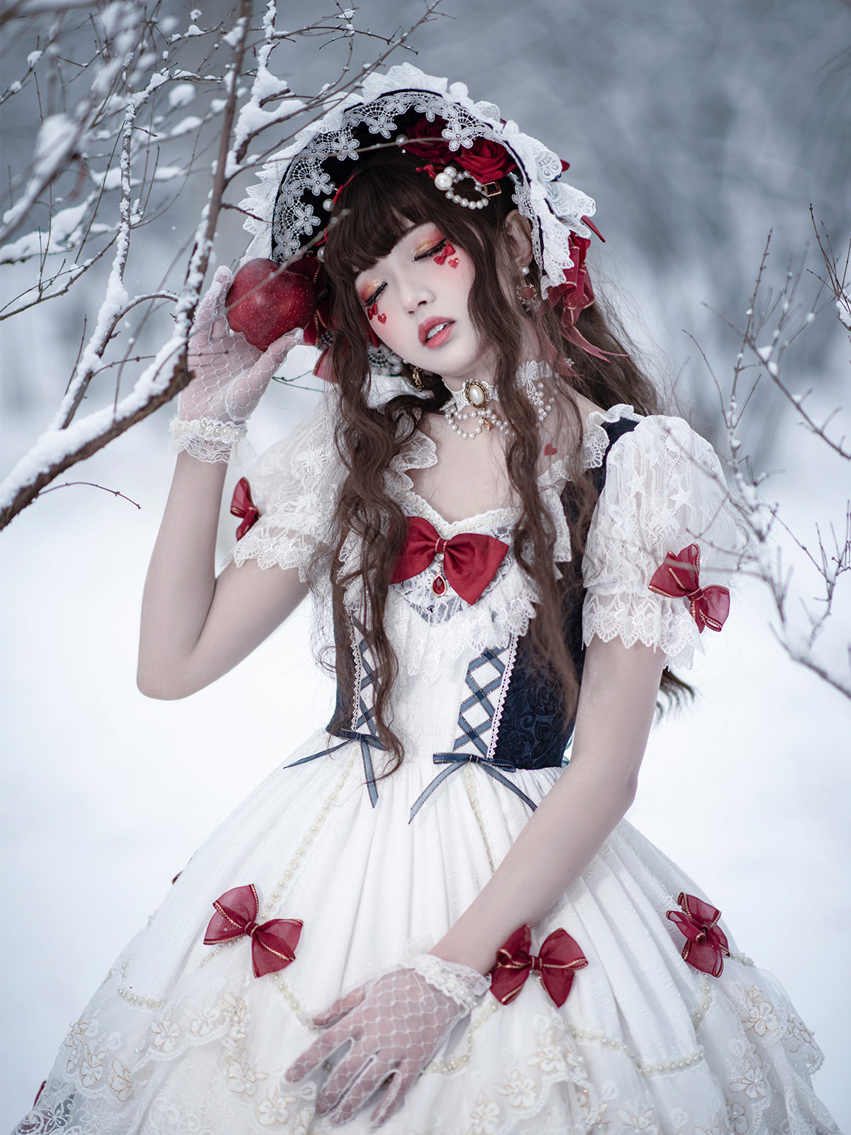 Youpairui - Snow White Sweet Lolita OP Dress