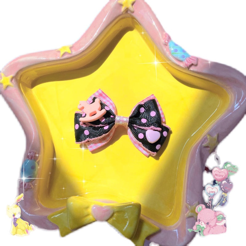 Bear Doll - Augustina - Sweet Lolita Bow Hair Clip