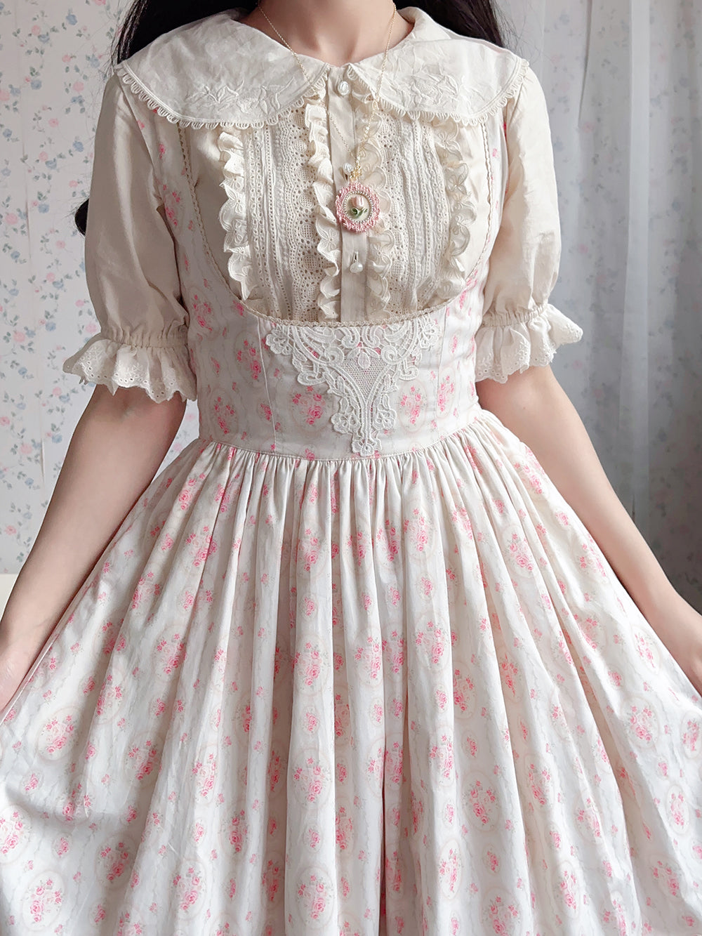Miss Point - Happy Summer - Elegant Lolita Floral JSK Dress