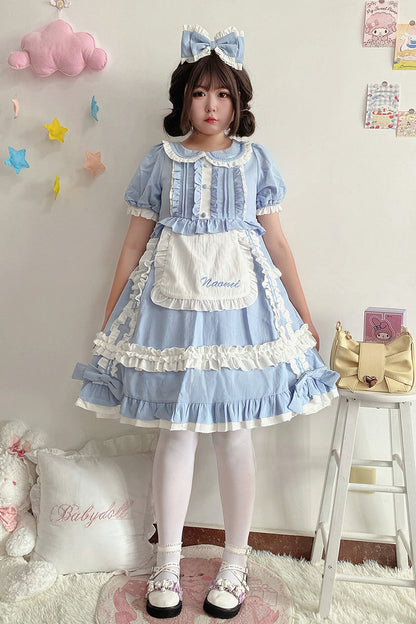 Niu Niu - Plus Size Lolita Nurse Summer OP Dress