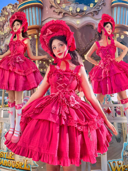 Dark Star Island - Halloween Gothic Lolita JSK Short Lolita Jumper Dress