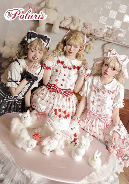 Polaris Lolita - Rabbit Berry Gift Box - Sweet Lolita Salopette and Dress Set
