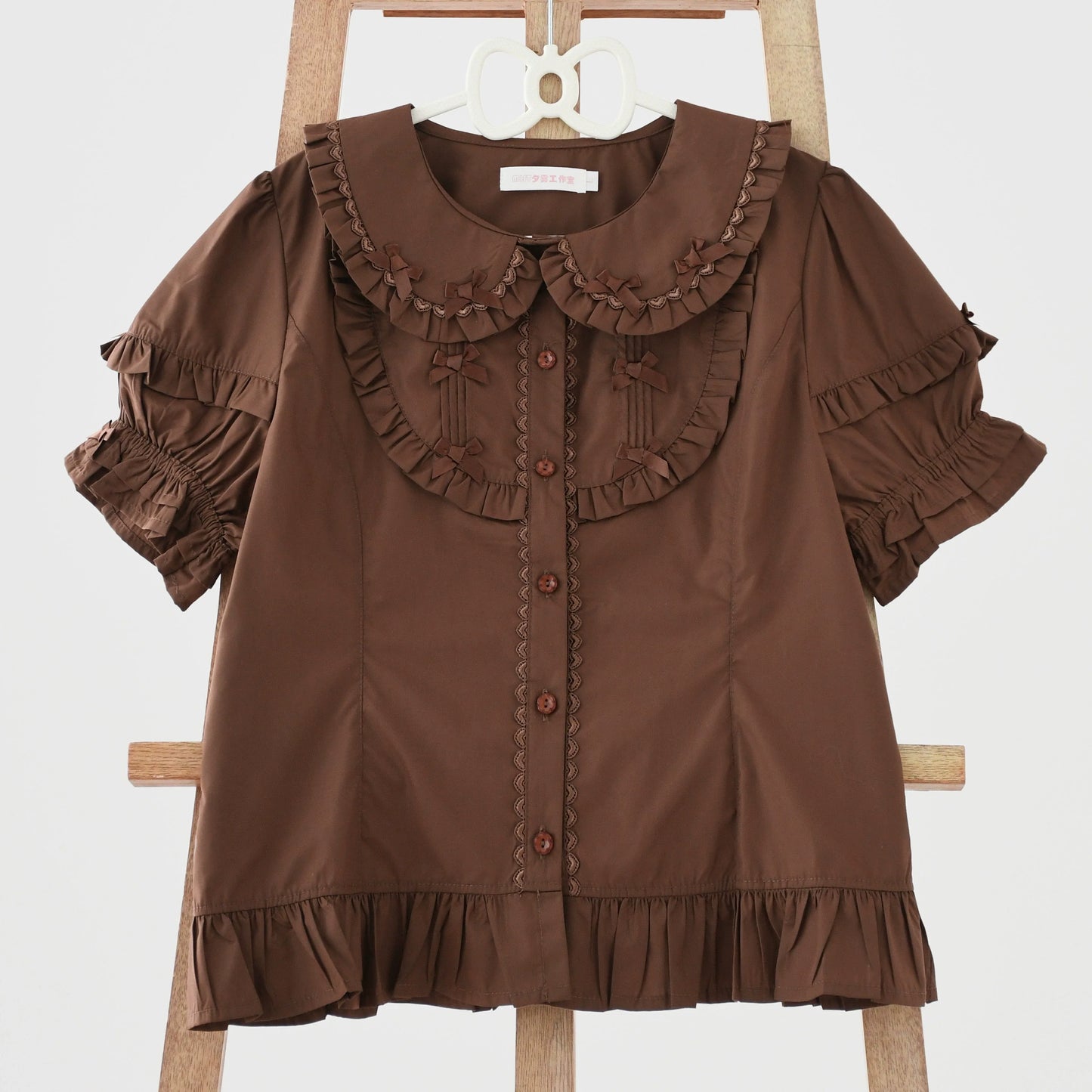 MIST - Creamy Condensed Milk - Kawaii Lolita Shirt Soft Girl Short-sleeved