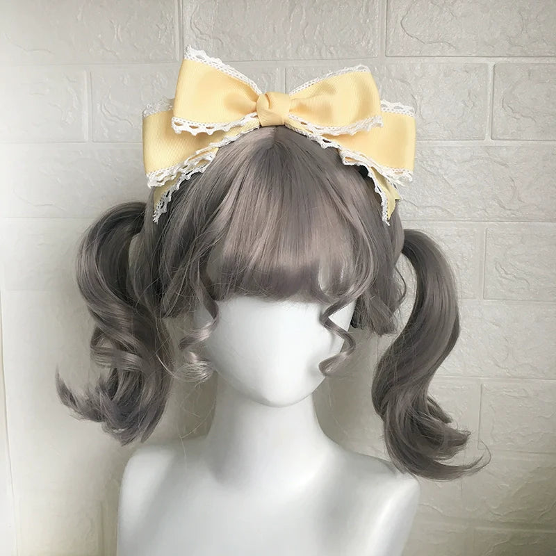 Qingyi Handmade - Sweet Lolita KC Multicolor Bow Lolita Headwear