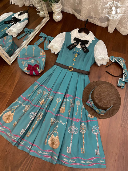 Miss Point - Antique Key - Elegant Lolita JSK Retro Lolita Dress