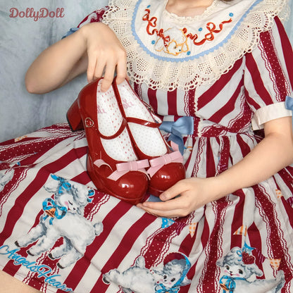Dolly Doll - Lovers' Gift - Round Toe Middle Heel Mary Jane Lolita Shoes
