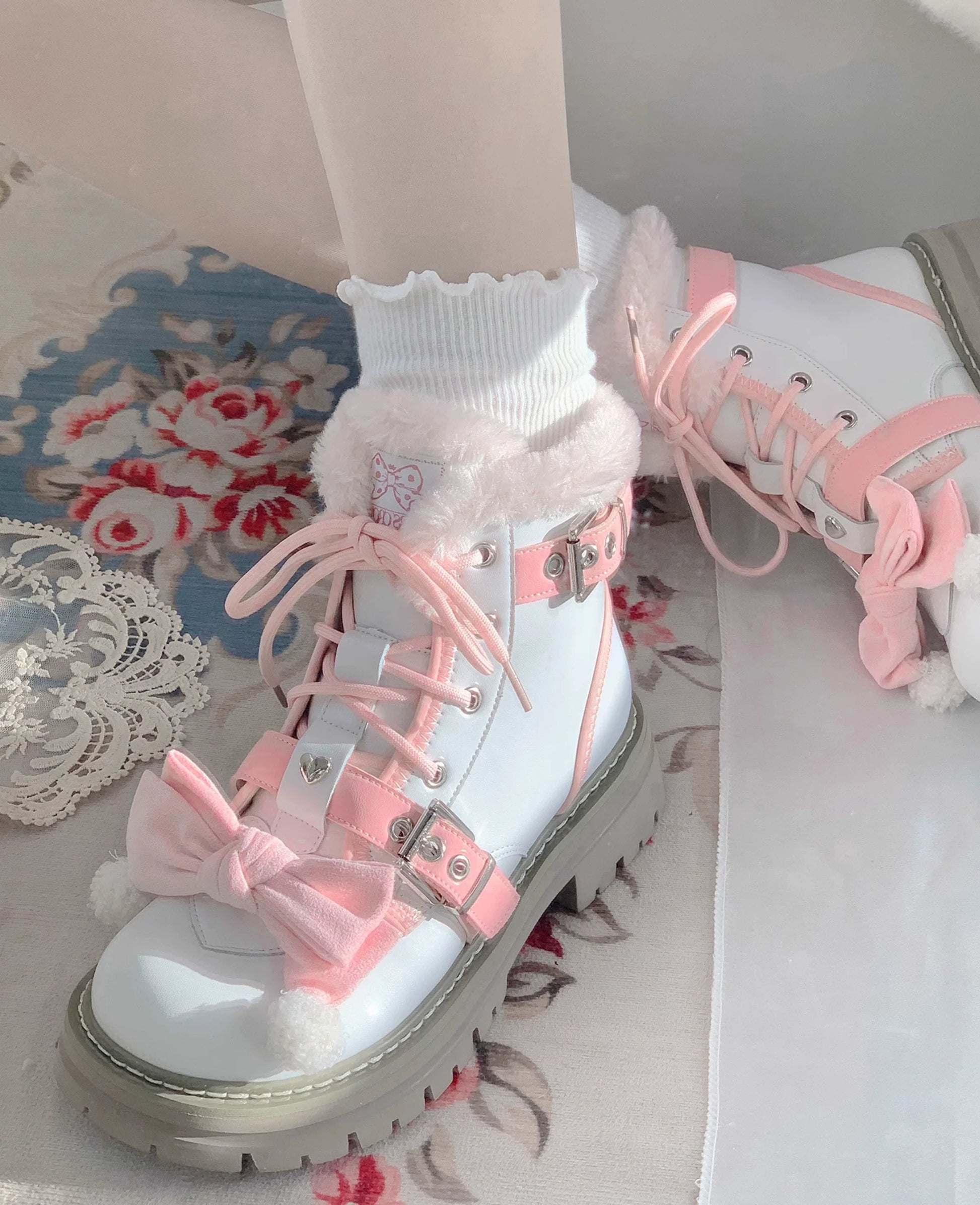 StarsCrwon - Sweet Lolita Shoes Winter Lolita Martin Boots