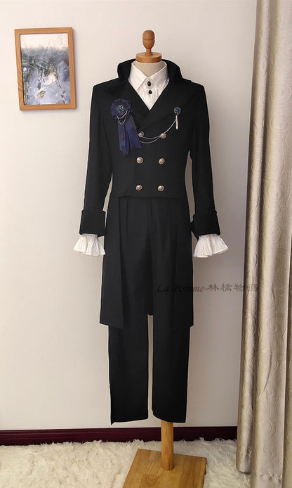 La Pomme - Double Breasted Custom Sizing Ouji Lolita Overcoat