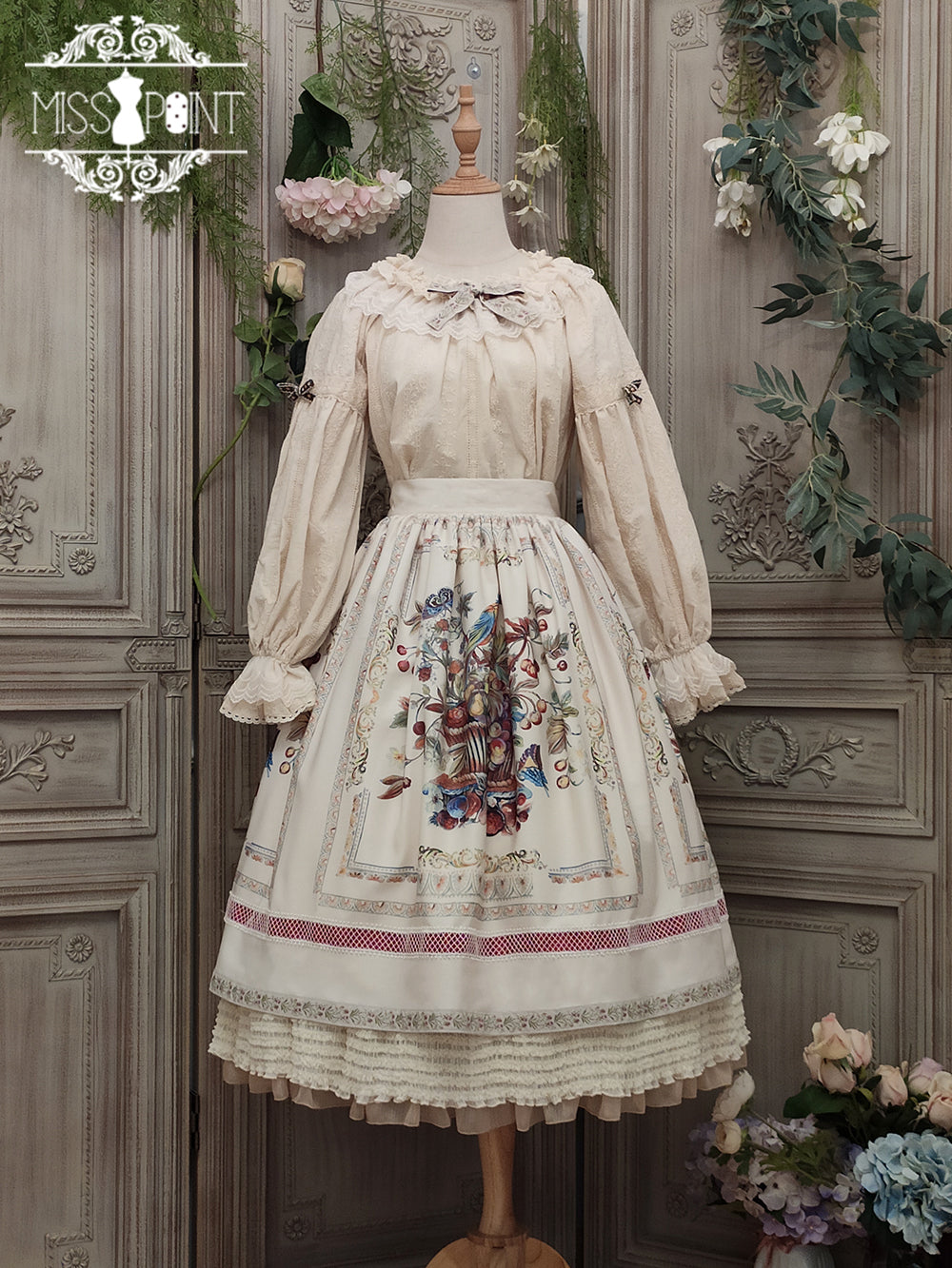 Miss Point - Rich Hymn - Lolita Bavarian Cotton Embroidered Blouse