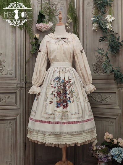 Miss Point - Rich Hymn - Lolita Bavarian Cotton Embroidered Blouse