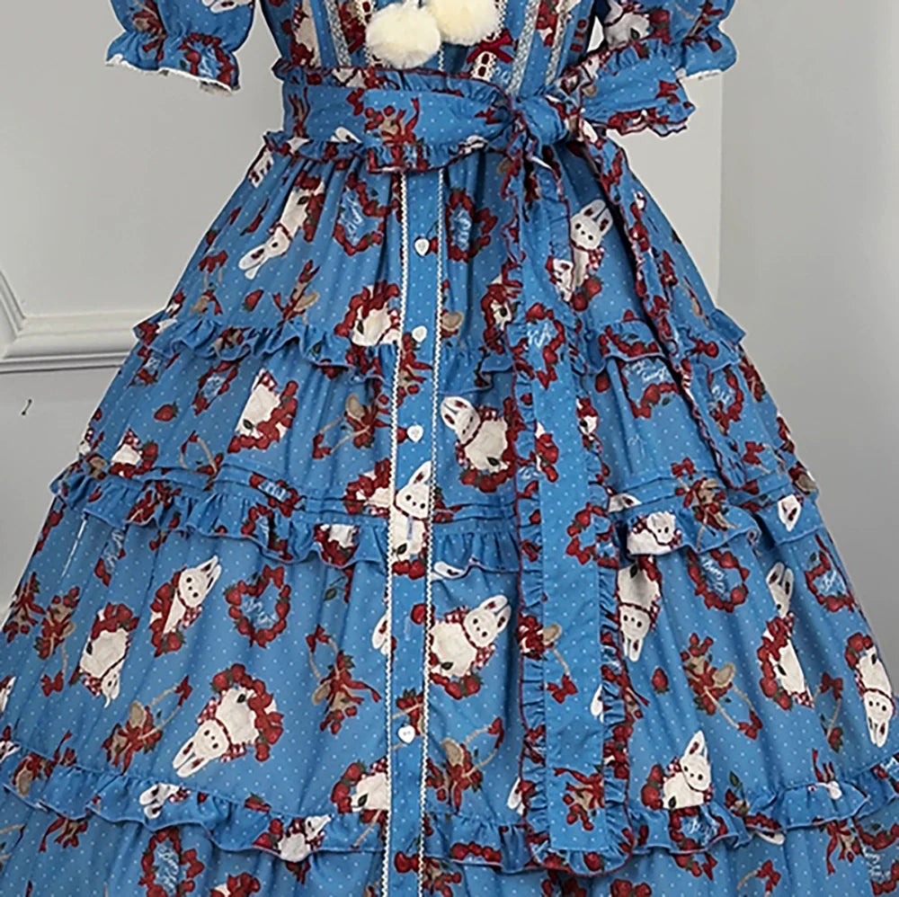 Miss Point - Forest Berry Bunny - Classic Lolita Accessory Cute Rabbit BNT KC and Brooch