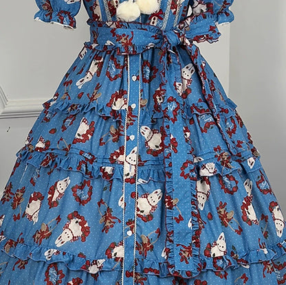 Miss Point - Forest Berry Bunny - Classic Lolita Accessory Cute Rabbit BNT KC and Brooch