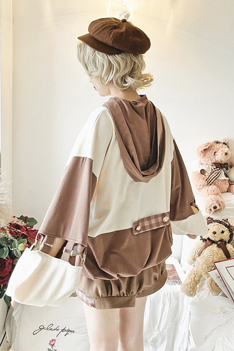 Piggy Bun - Famous Detective Goose - Retro Lolita Hoodie