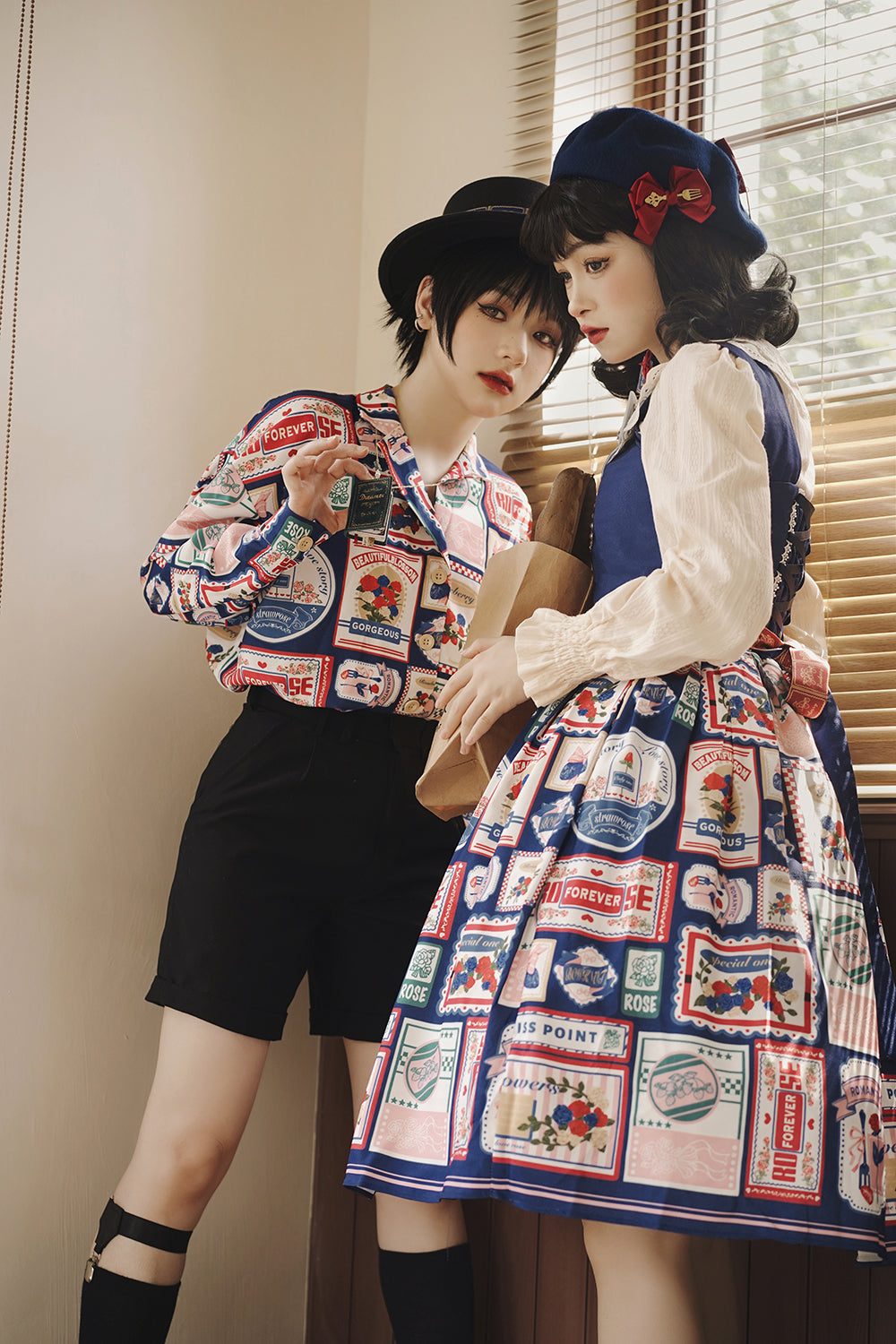 Miss Point - Vintage American Double-layer Lolita Blouse