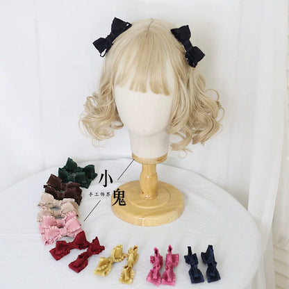 Xiaogui - Cute Lolita Headwear Ponytail Hairclips Daily Lolita Accessories