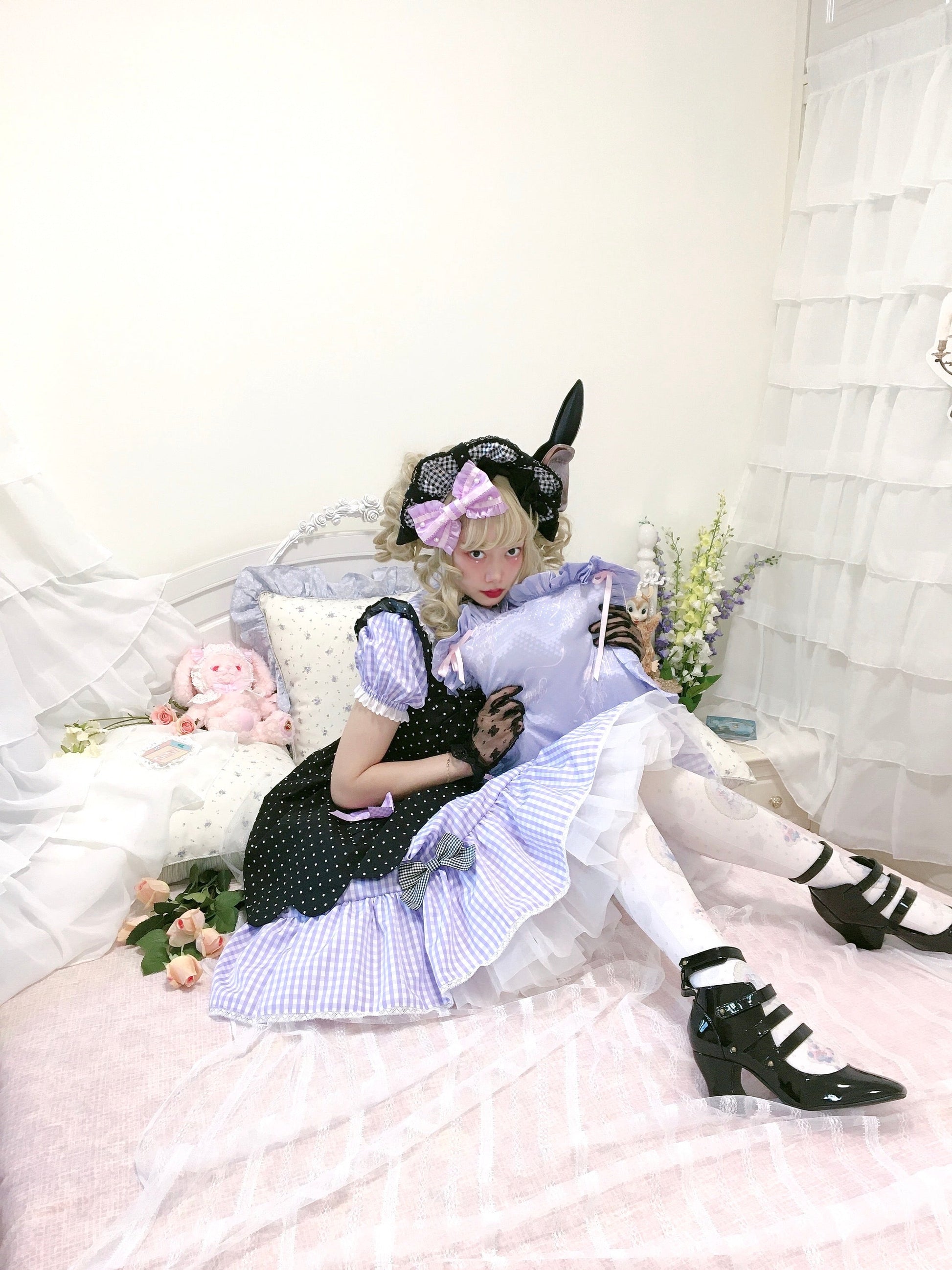 Fluff Mollie - Split Pea Breakfast - Kawaii Lolita Cotton JSK