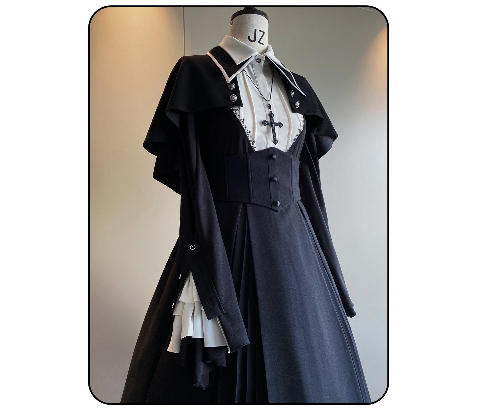 Susin Lolita - Cross Praise - Nun Style Gothic Lolita Dress and Blouse