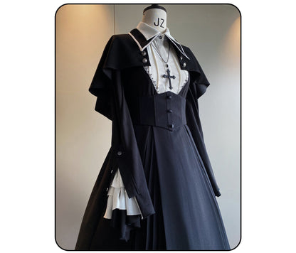 Susin Lolita - Cross Praise - Nun Style Gothic Lolita Dress and Blouse